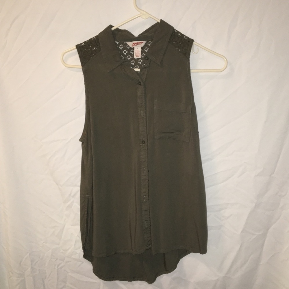 Olive Green Tank Top